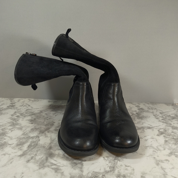 Nurture Women's Dericka Black Suede /Leather Riding Boots , Size 8M - Picture 10 of 12